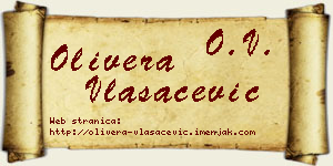 Olivera Vlasačević vizit kartica